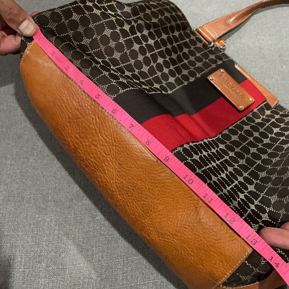 Kate Spade Brown Jacquard Red & Brown Bag - Picture 11 of 16